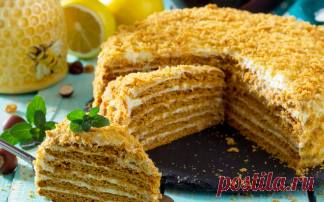 Шикарный МЕДОВИК с заварным кремом &#8211; ГотовимО