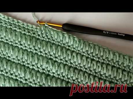 BU MODEL HARİKA 👌💕 ÇOK KOLAY TIĞ İŞİ BEBEK BATTANİYESİ ÖRGÜ MODELİ YAPIMI / Crochet Baby Blanket