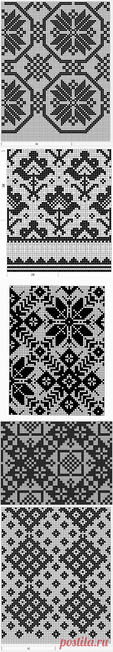 Узоры жаккардовые