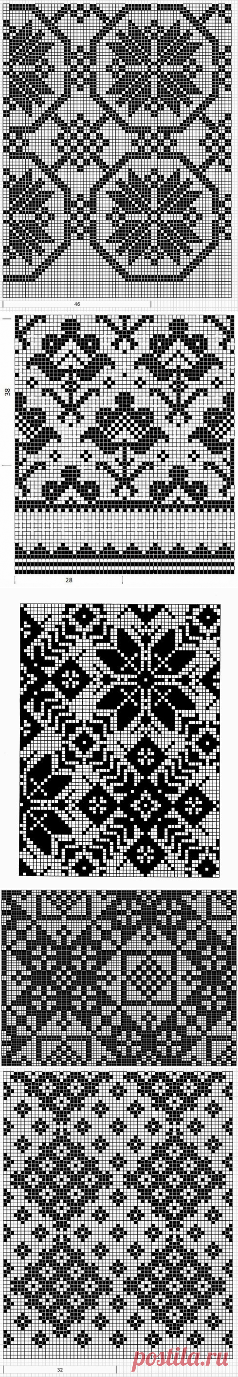 Узоры жаккардовые