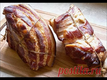 Как засолить сало для копчения.Солим и коптим.