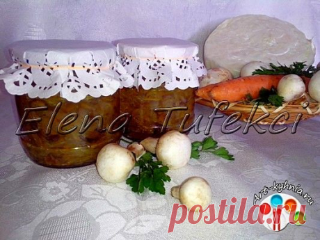 Солянка с грибами на зиму