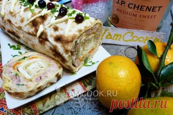 Рулет «Мимоза» — рецепт с фото пошагово
