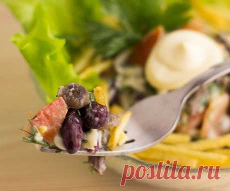 Вкусный салат за 5 минут "Гости на пороге" - Простые рецепты Овкусе.ру