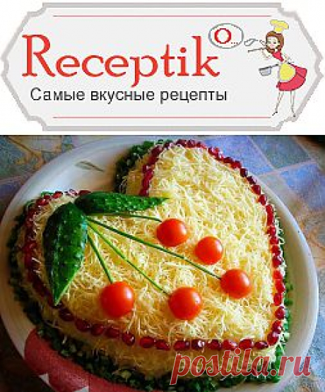 Салат куриный с сыром » Рецептико