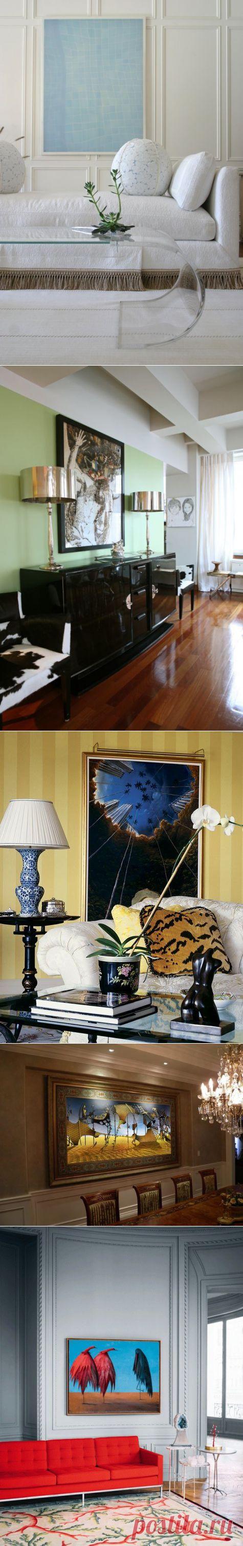 Настенный декор в современном стиле: 20 смелых примеров