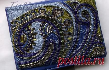 Вышивка для электронной книжки | biser.info - всё о бисере и бисерном творчестве