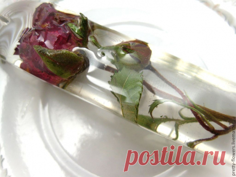 Кулон Роза в колбе - белый,роза,кулон с розой,роза в кулоне,кулон,кулон на цепочке