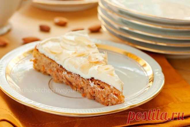 Home is in the kitchen - Морковный торт с миндалем.