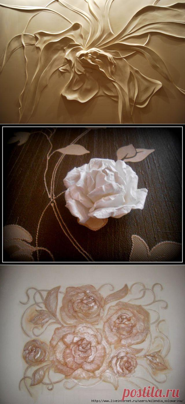 4 способа сделать цветочный барельеф из гипса....