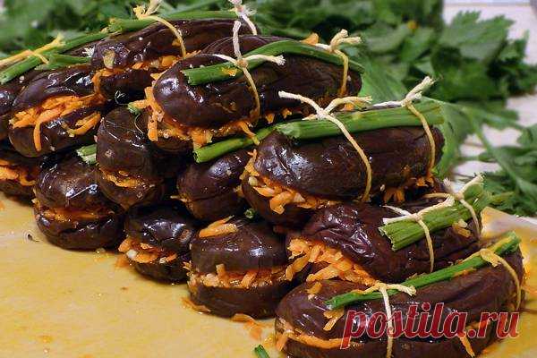 ФАРШИРОВАННЫЕ КВАШЕННЫЕ БАКЛАЖАНЫ - Вкусные рецепты