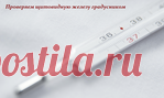 Проверяем щитовидную железу градусником