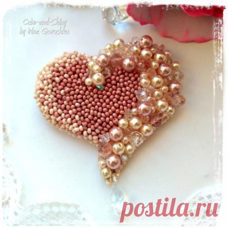 Брошь "Сердце"