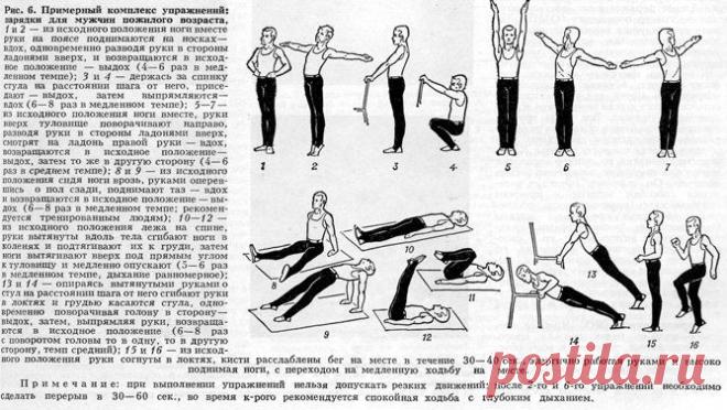 Утренняя зарядка в картинках!