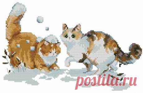 L8813 Winter cats