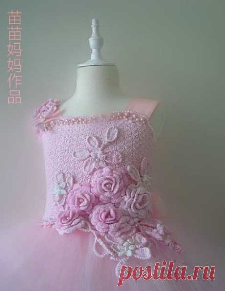 Платье для маленькой принцессы. Праздничное платье для девочки.