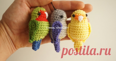 CANAL CROCHET: Agaporni o inseparable amigurumi tutorial