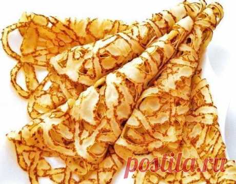 Рецепт: Блины в бутылке