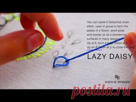 101 EASY STEP BY STEP  BASICS HAND EMBROIDERY STITCHES FOR BEGINNERS !!-