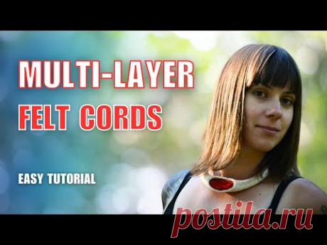 How to craft multilayered wool cords: step-by-step video tutorial by @LunataFelt