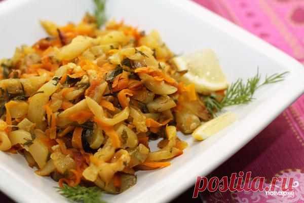 Кабачки тушеные - пошаговый кулинарный рецепт на Повар.ру