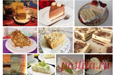 Потрясающая подборка из 10-ти рецептов тортов из печенья Это вкус нашего детства. Все просто, быстро и очень вкусно!