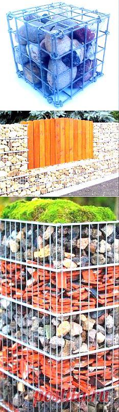 Применение габионов в ландшафтном строительстве | StroiKredit.com