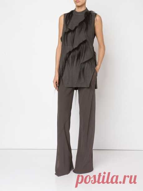 Rick Owens Туника С Отделкой Из Козьей Шерсти - Kasuri - Farfetch.com