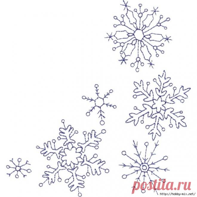 Морозные узоры- шаблоны для творчества.