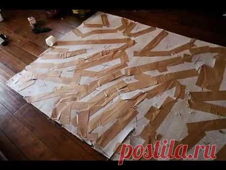 Идея ковра своими руками - YouTube