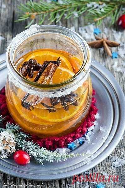 Праздничный мандариновый ликерчик.