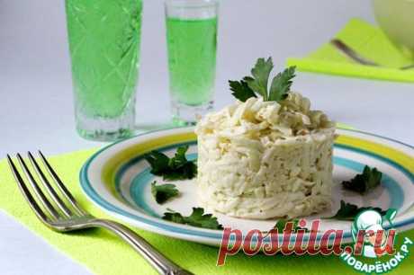 Салат из корневого сельдерея и зеленого яблока - кулинарный рецепт