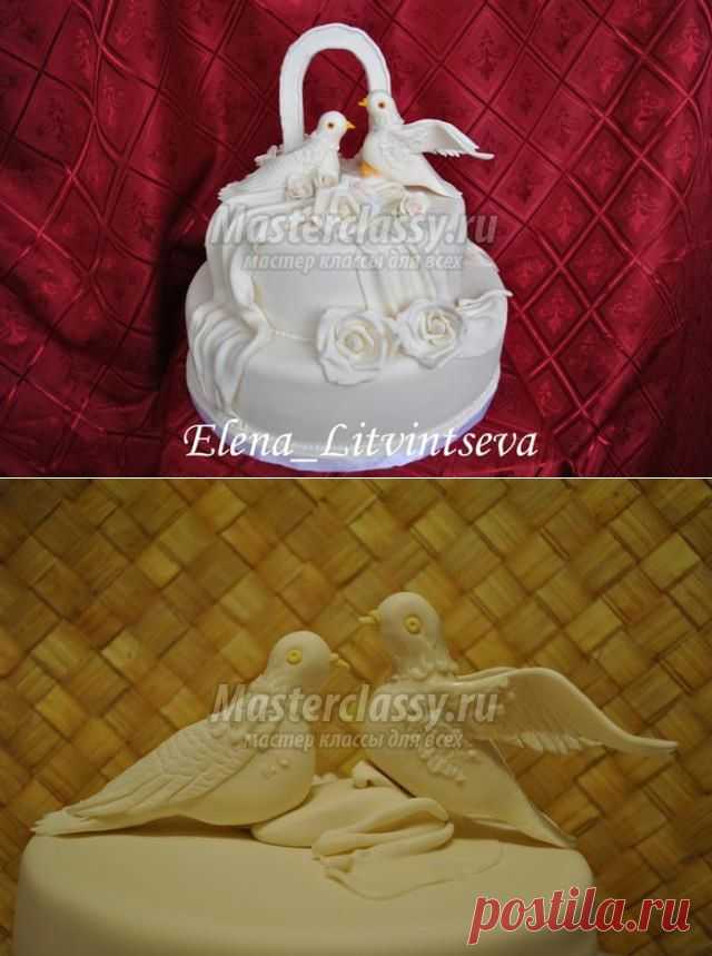 Как сделать голубей из сахарной мастики для торта своими руками. Мастер-класс с пошаговым фото / Мастерклассы Блоги