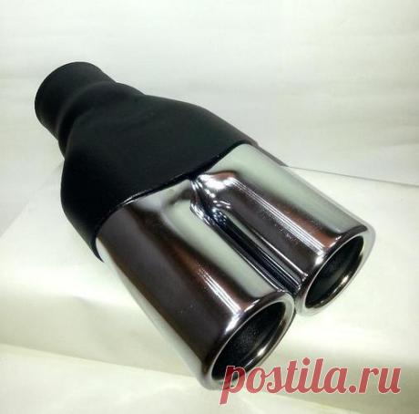 Насадка двойная на глушитель, выхлопную трубу 50 мм Насадка ДВОЙНАЯ на Глушитель , Выхлопную,трубу. - Подарок Герметик 80 гр тюбик пр-во Турция Новые! Есть опт! пр-во Турция Входной диаметр данной модели составляет 50 мм и 60 мм ! Длинна 21 см Ширина на выходе 50 мм на 100 мм В наличии Днепр! Отправка по Украине Новой почтой!