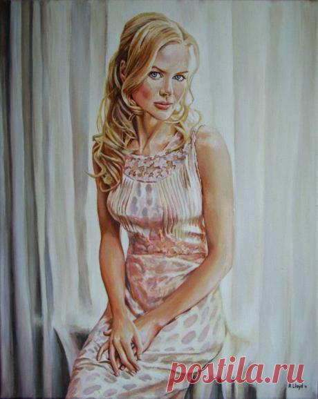 A portrait of Nicole Kidman - Andy Lloyd