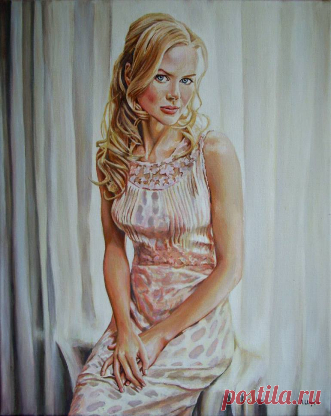 A portrait of Nicole Kidman - Andy Lloyd