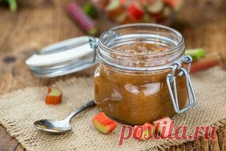 Густой джем из ревеня