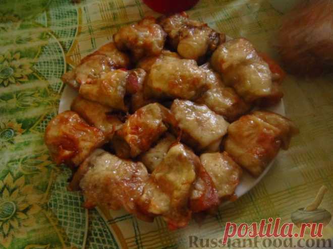 Рецепт: Рулетики из баклажанов с начинкой, в томатном соусе на RussianFood.com