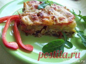 Овощная запеканка с сыром