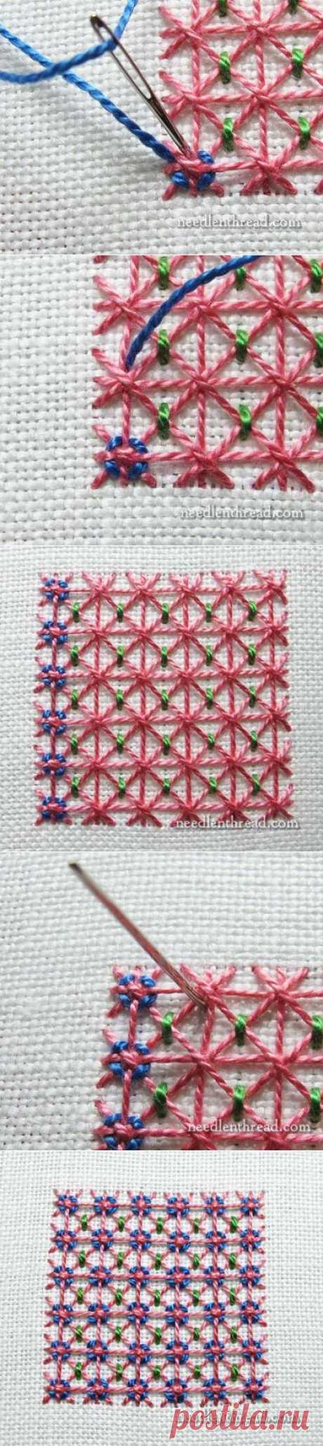 ч.4 Stitch Fun! Lattice Filling – Griffin Stitch – Needle’nThread.com