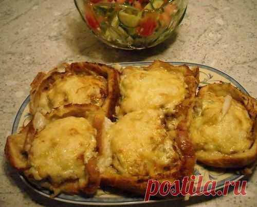 "Гнездышки" из рыбы - сытно и очень вкусно