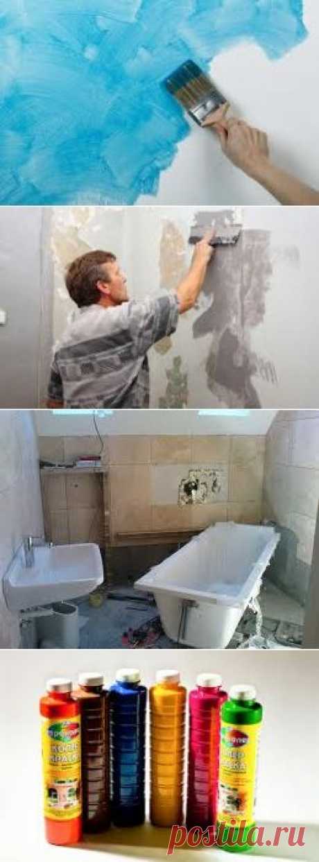 Особенности покраски стен в ванной комнате