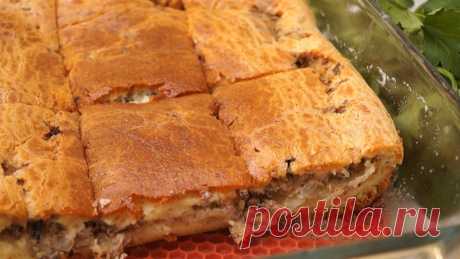 Пирог Выручайка! Быстро и Волшебно Вкусно! 
Заливной пирог с сайрой и картофелем. Вкусный нежный, сочный так и хочется съесть еще кусочек. Готовится просто и быстро, не нужно ничего раскатывать и защипывать.
ИНГРЕДИЕНТЫ

Яйца – 2 шт.
Соль – 1/…