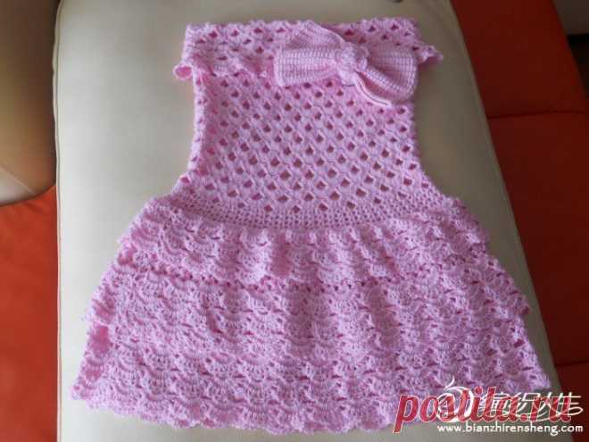 Детское платье боди крючком. Нарядное платье для девочки 1,5 года крючком Детское платье боди крючком. Нарядное платье для девочки 1,5 года крючком