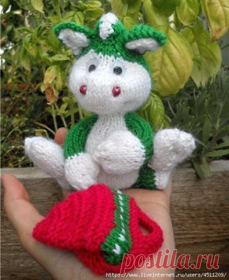 Вязаная игрушка &quot;Дракоша Коша&quot; » Женский Мир