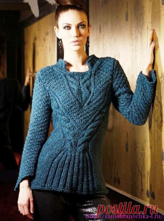 Свитер с рельефным рисунком (Sweater Scarlett)