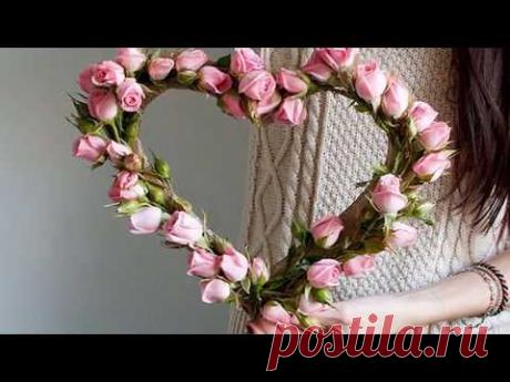 Cердце из роз. Heart from roses