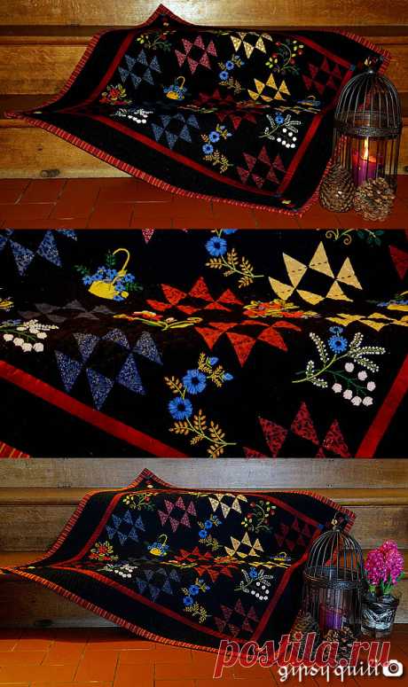 Gipsy Quilt. У меня не хватит фантазии сделать хотя бы одно такое одеяло! | Я люблю пэчворк | Яндекс Дзен