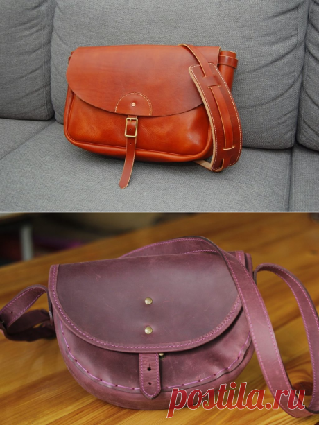 Сумка из кожи своими руками, самые простые и стильные модели