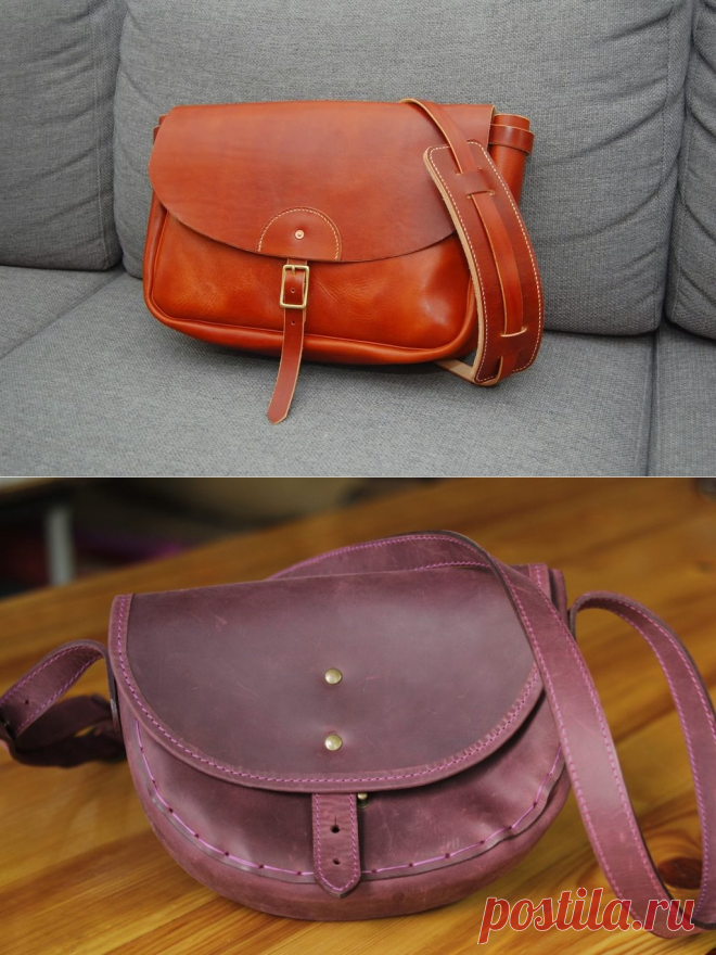 Сумка из кожи своими руками, самые простые и стильные модели